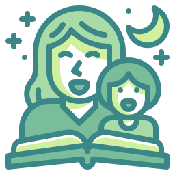 Reading book icon