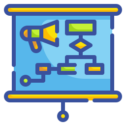 Flow chart icon