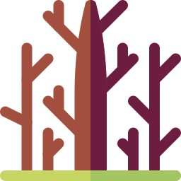 Dry tree icon