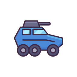 Armoured van icon
