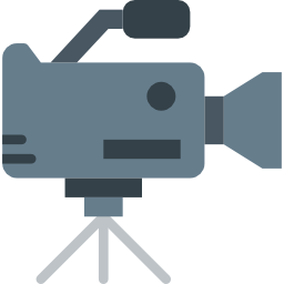 camara de video icono