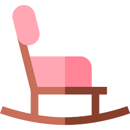 fauteuil à bascule Icône