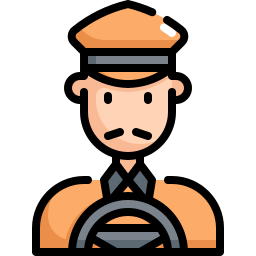 conductor de taxi icono