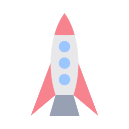 vaisseau spatial fusée Icône
