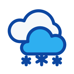 Snow cloud icon