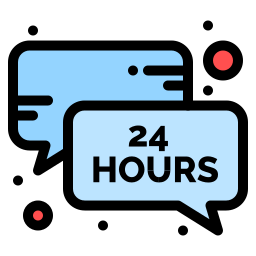 otwarte 24 godziny ikona