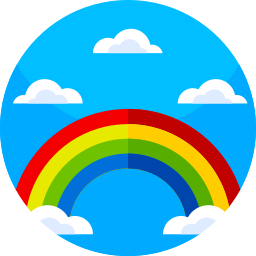 arco iris icono