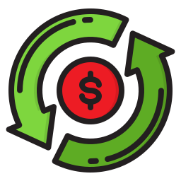 Money exchange icon