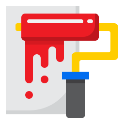 Paint roller icon