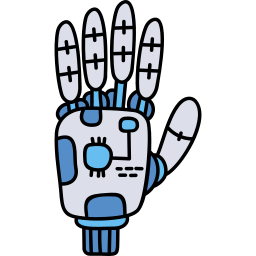 robotische hand icoon