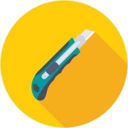 cortador de papel icono