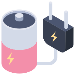 Rechargeable battery icon