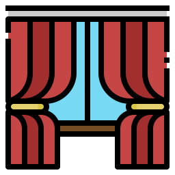 cortinas Ícone