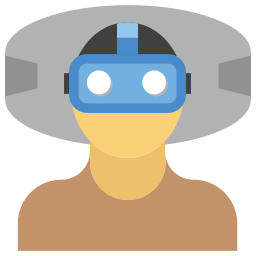 Virtual reality icon