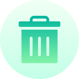 Trash bin icon