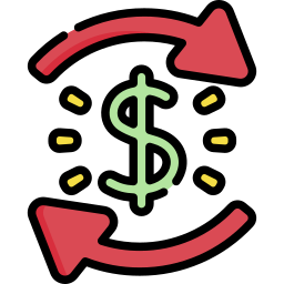 Cash flow icon