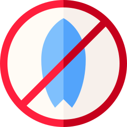 서핑 금지 icon