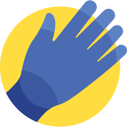 beschermende handschoenen icoon