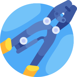 Wire crimpers icon