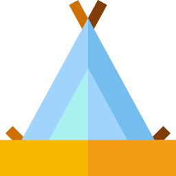 Индийская палатка иконка