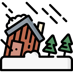 Snow storm icon