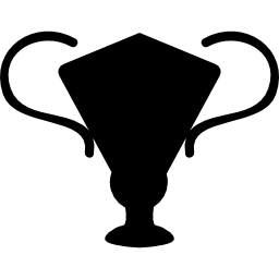 Sportive trophy cup icon