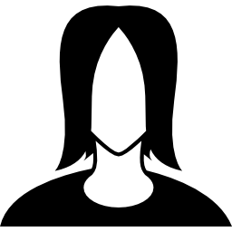 person nahaufnahme mit kurzen dunklen haaren icon