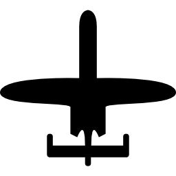 Airplane of small size icon