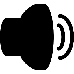 Speaker with sound icon