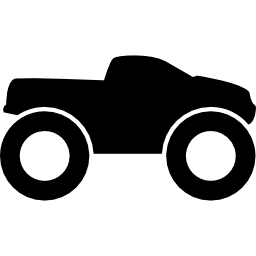 Small truck with big wheels 4x4 icon