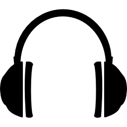 Rounded headphones icon