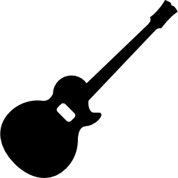 Acoustic guitar silhouette icon