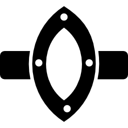 anello con design dalla forma ovale icona