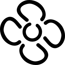 Flower variant outline icon