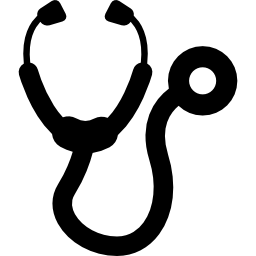 Medical stethoscope variant icon