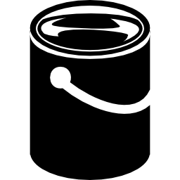 Paint bucket with handle icon
