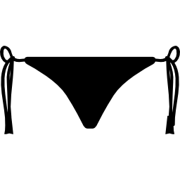 bikini con perizoma icona