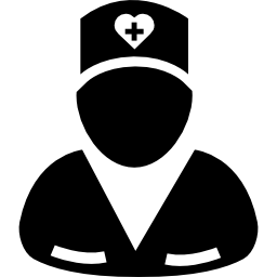 mannelijke chirurg in uniform icoon