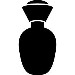 botella de perfume con estilo icono