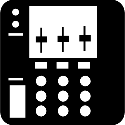 Audio equalizer device icon