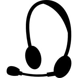fone de ouvido de computador Ícone