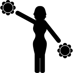 Game cheerleader icon