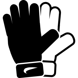gants de sport de football Icône