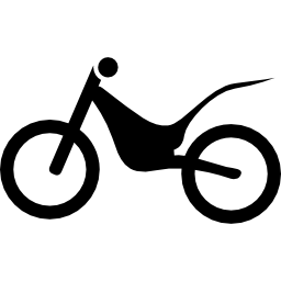Bike side view icon