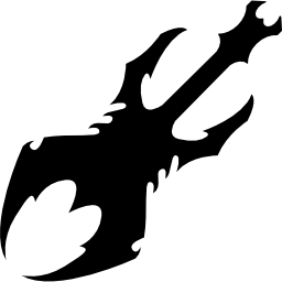 guitarra con forma de insecto icono