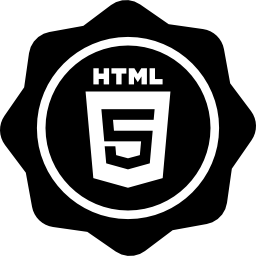 insignia html 5 icono