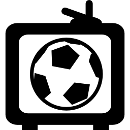 Football game on TV icon