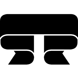variante de diseño de cinta doblada icono