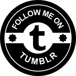Follow me on Tumblr social badge icon
