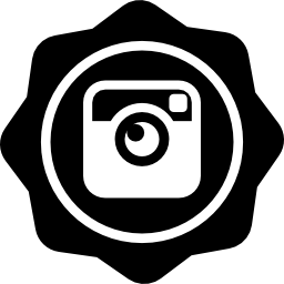 odznaka społecznościowa instagrama ikona